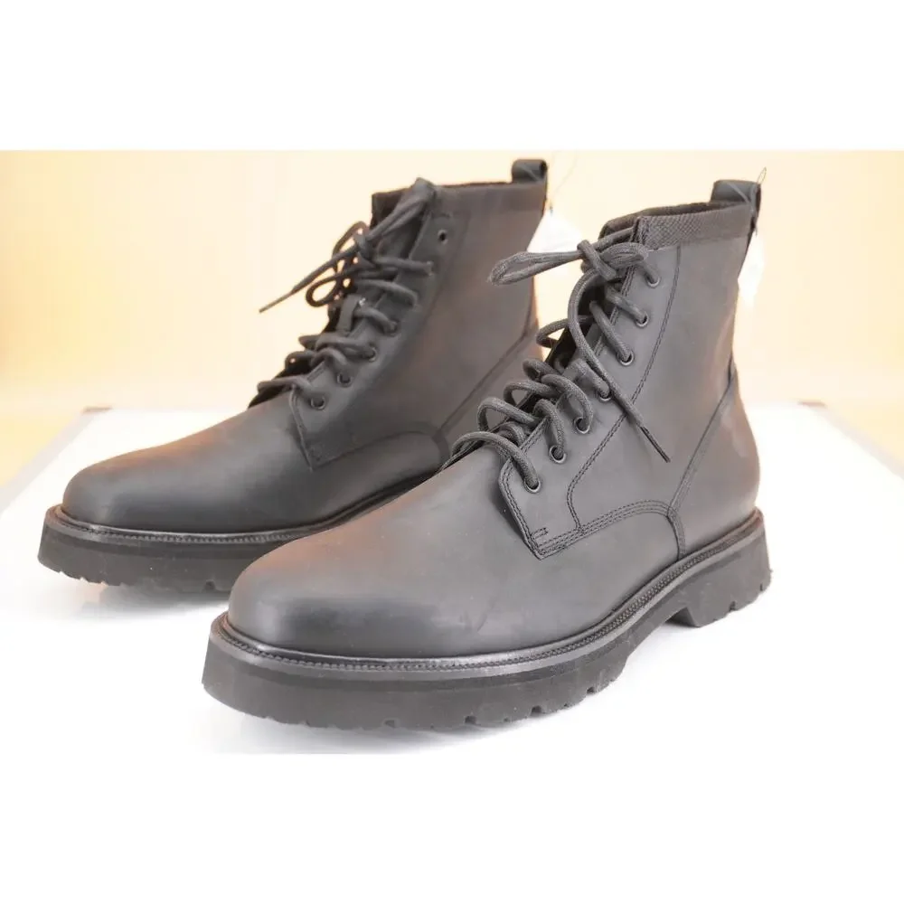 Cole Haan American Classic Waterproof Plain Toe Boot Leather SZ 11 New Lace Up
